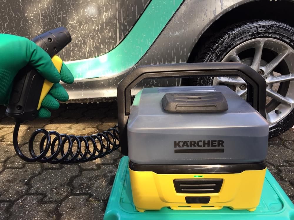 Kein Wasseranschluss? Kein Strom? Kärcher OC 3