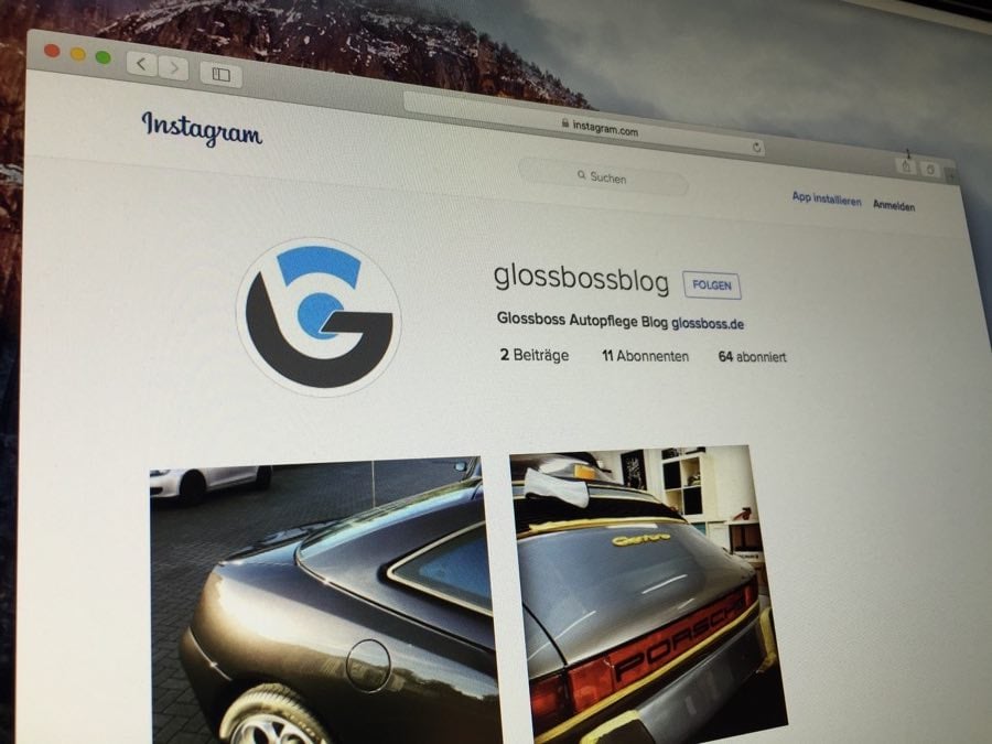 Glossboss jetzt auch bei Instagram