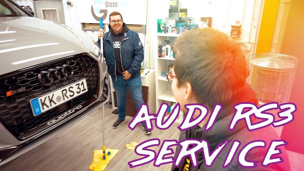 Defekte an Neulackierter RS3 Motorhaube entfernen