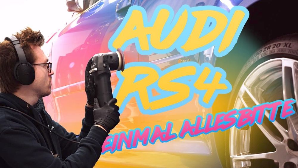 Audi RS4 B7 Cabrio auf links gezogen