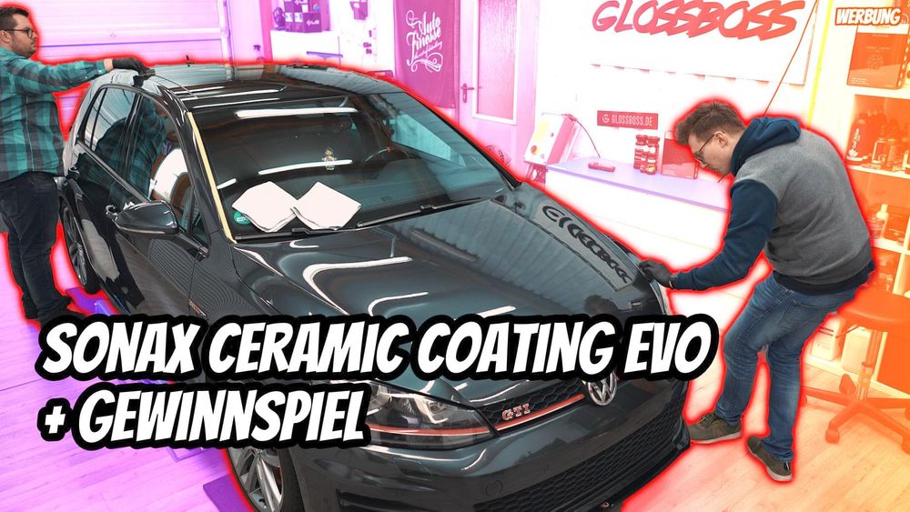 GTI mit Sonax Ceramic Coating Evo versiegelt + Gewinnspiel