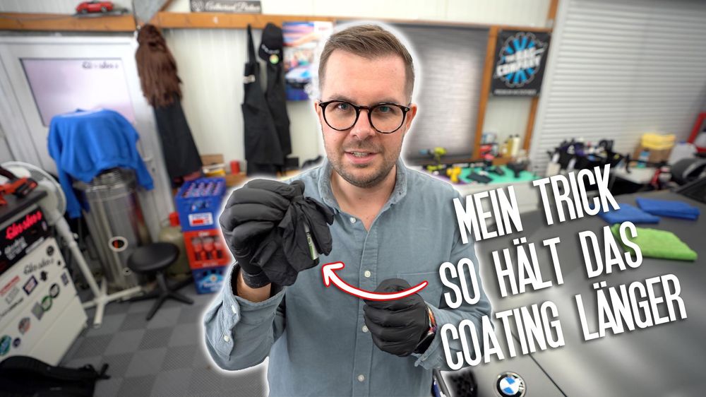 Kleiner Trick damit das Coating länger hält 