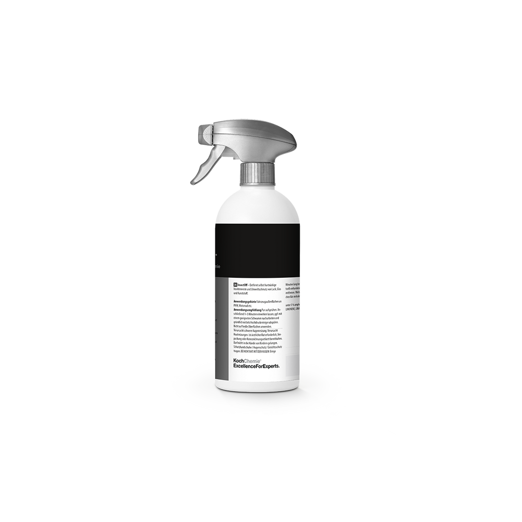 Koch Chemie InsectOff 500 ml – Rückseite mit Anwendungshinweisen