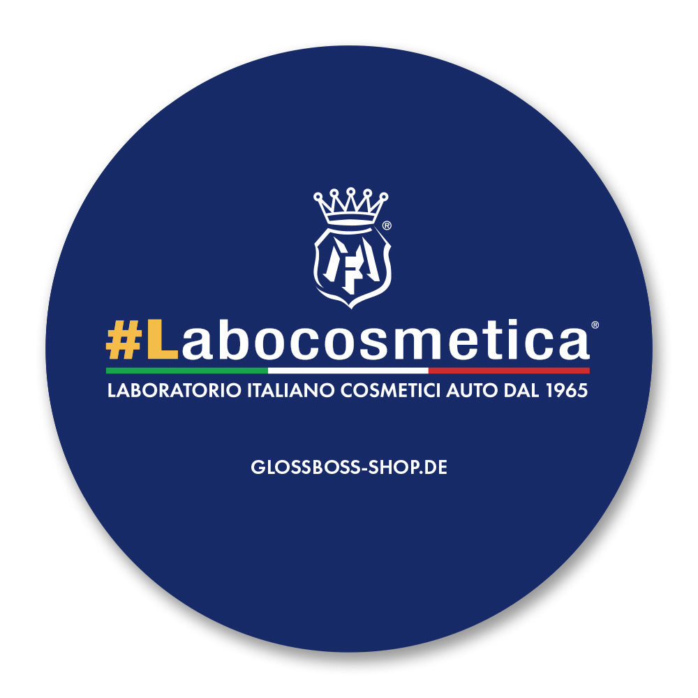Labocosmetica Aufkleber 9,5cm Rund