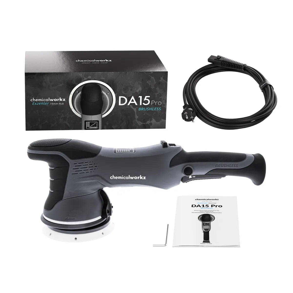 chemicalworkz DA15 Pro Brushless Exzenter Poliermaschine