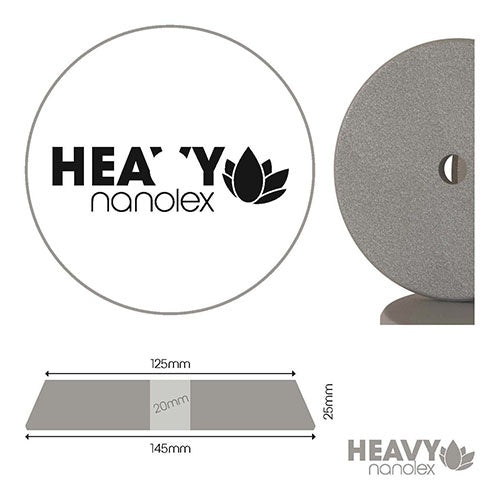 Nanolex Polierpad 145-125mm Grau (Hard Cut)