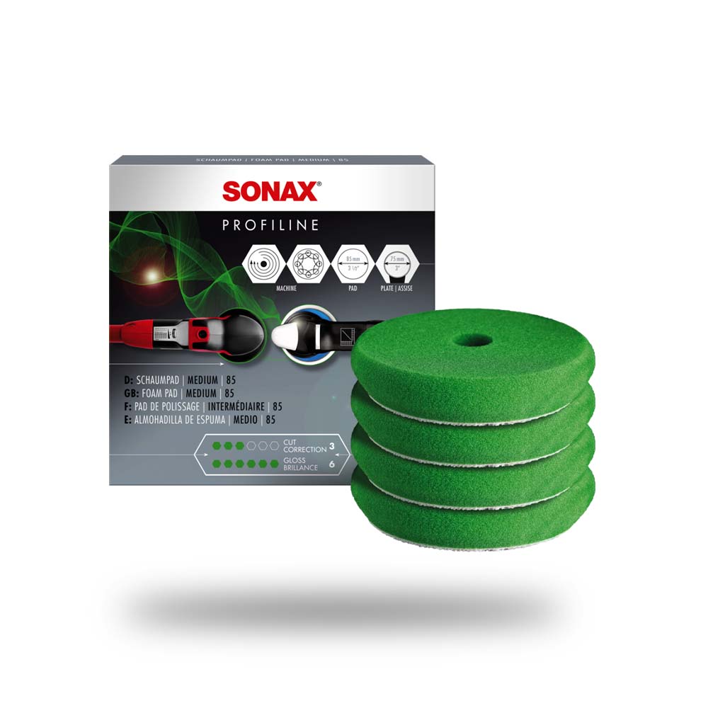 Sonax Polierpad 4er Set 85mm