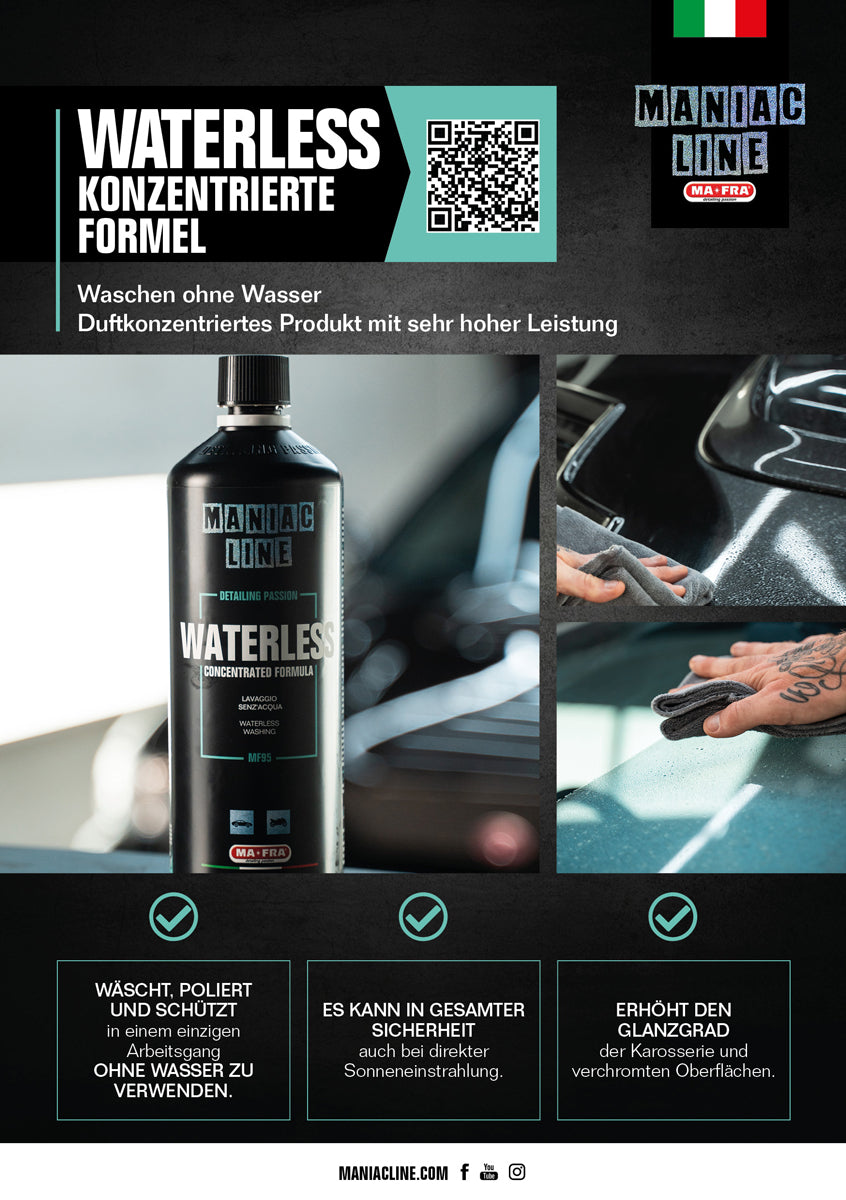 Maniac Waterless - No Rinse Konzentrat 1 Liter