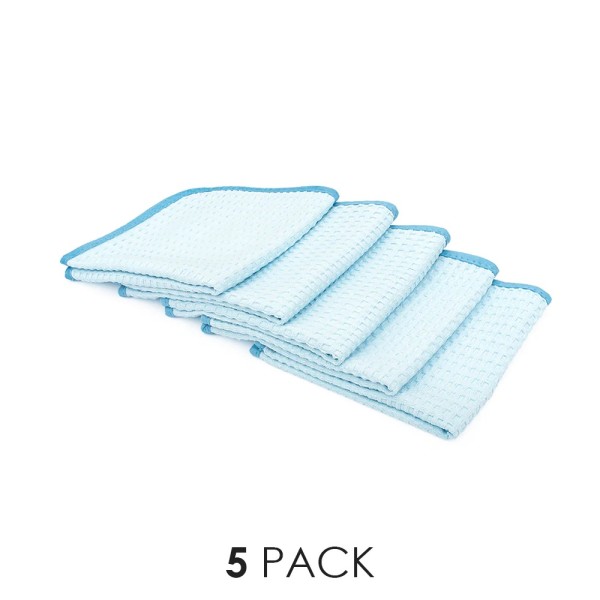 The Rag Company PREMIUM Waffeltuch (Glasreinigung) 5er Set